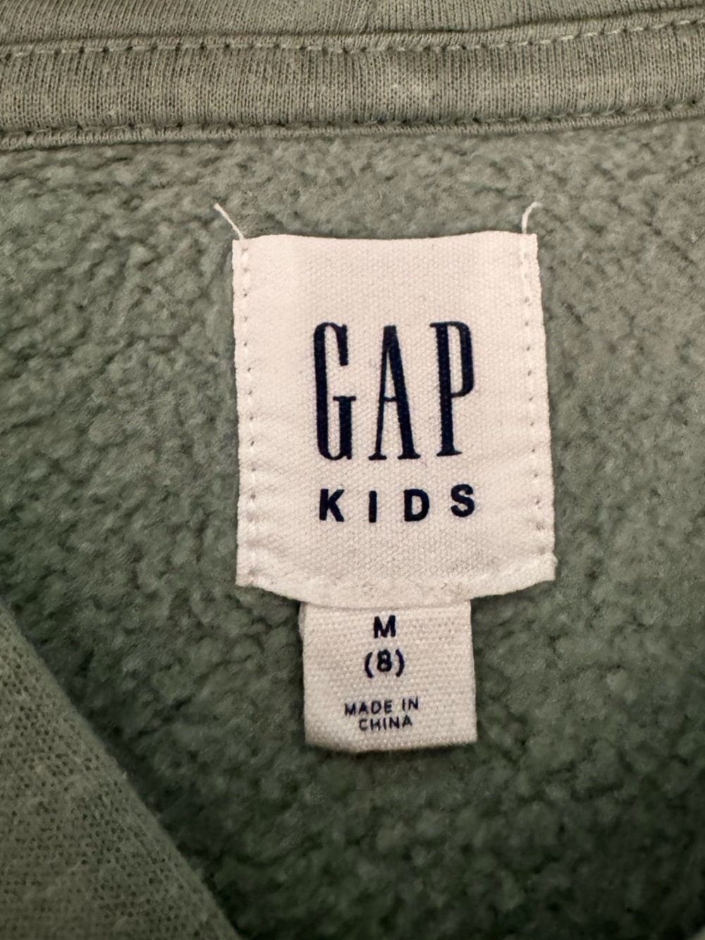 GAP Kids Sage Green Hoodie with Pikachu Graphic - Picture 3 of 4